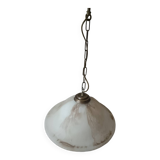 Art Deco style pendant light in marbled glass
