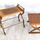 Beautiful pair of vintage teak tables – Serving table - Benoit-Guyot Lyon