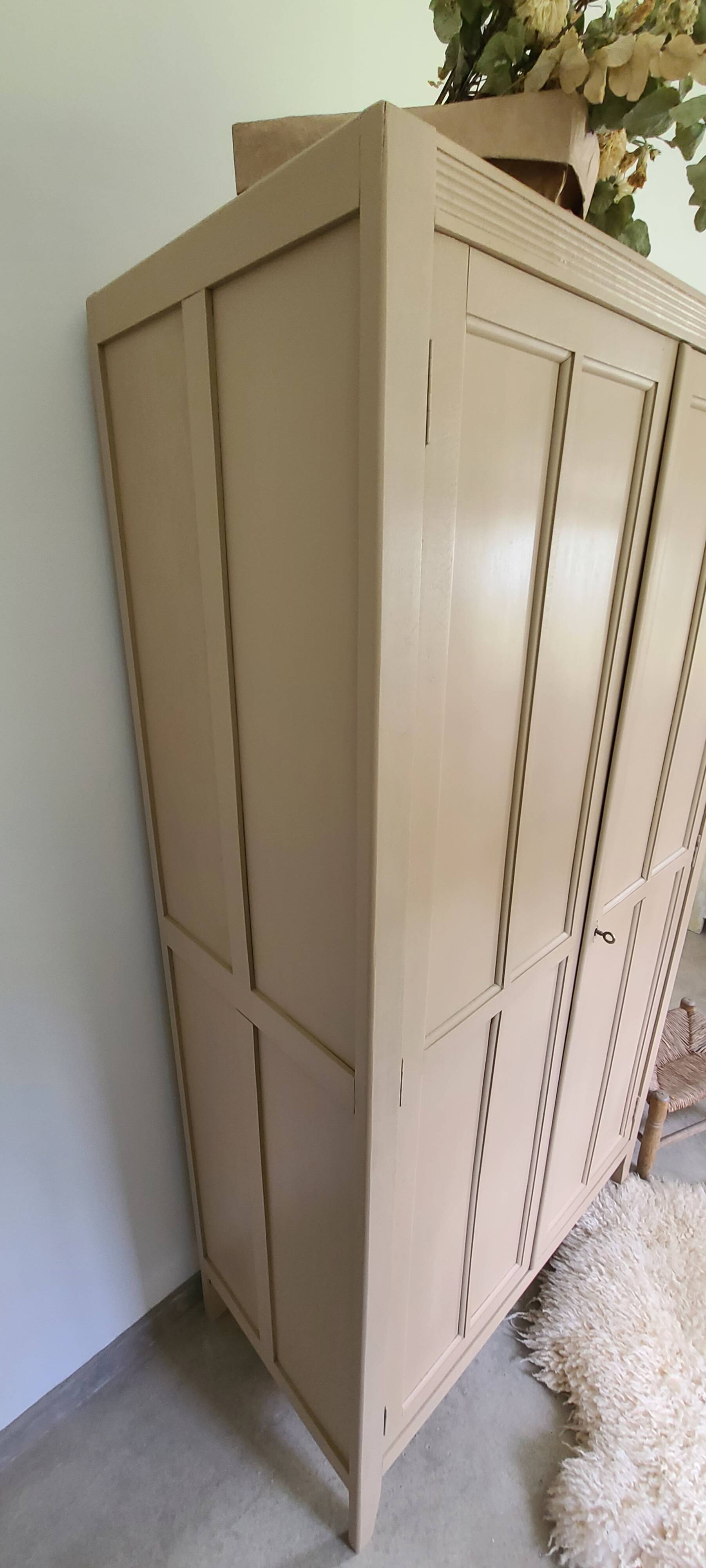 Old vintage Parisian wardrobe