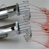 Sconces vintage roses in glass blowing and brainwashing of Murano