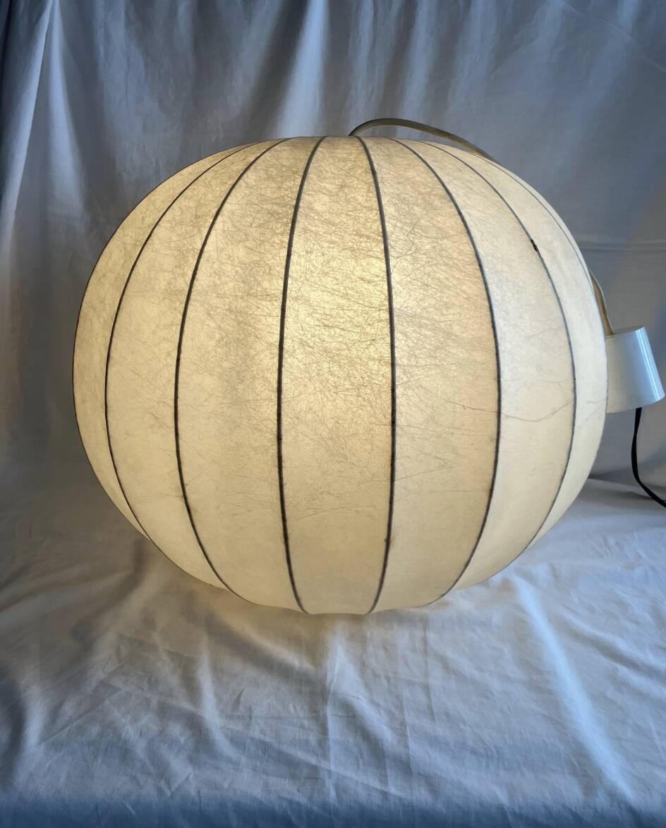 Vintage cocoon pendant light Goldkant Leuchten – Germany 1960/70