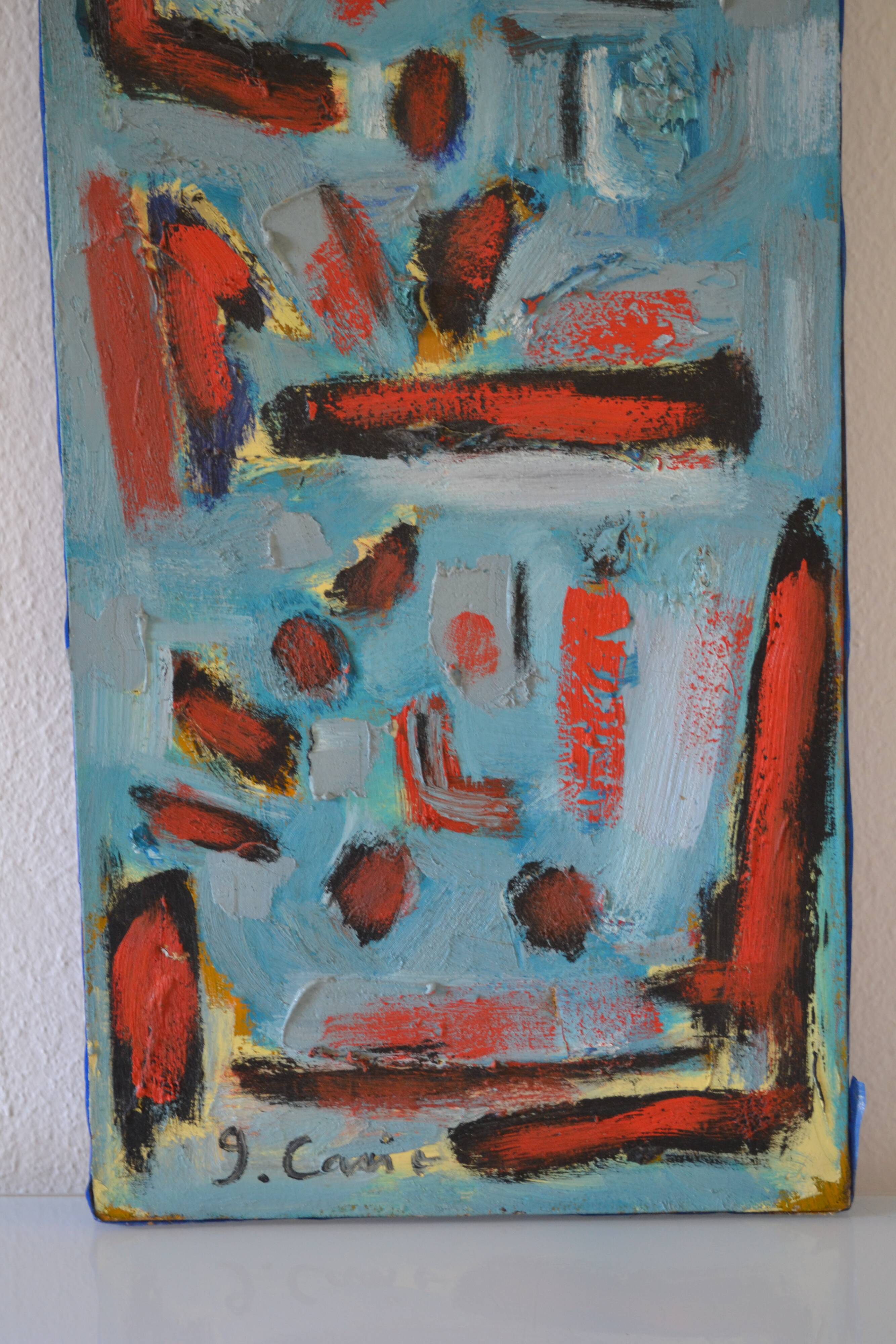 HST abstract painting mid-20th century CoBrA art brut