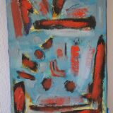 HST abstract painting mid-20th century CoBrA art brut
