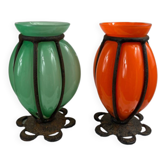 Pair of Art Deco vases