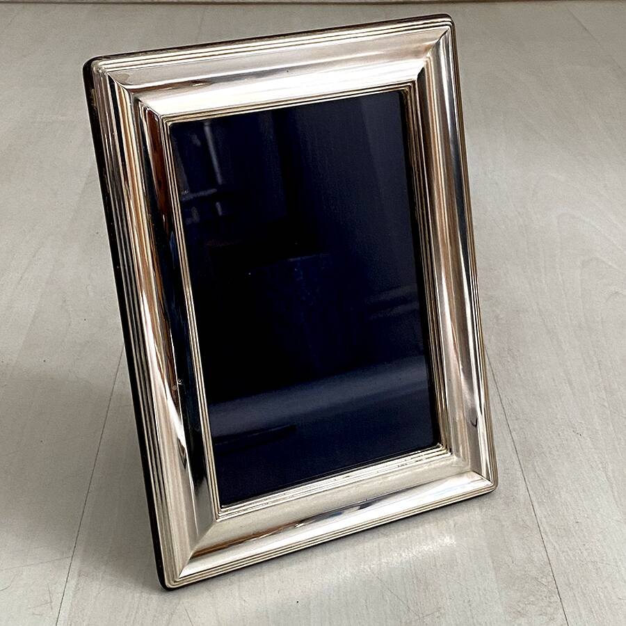 Photo frame to stand in 925 silver italy 60's
