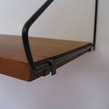 Étagère murale vintage bois 1960