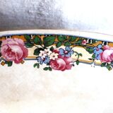 Ancien plat /légumier de table avec saucière, vaisselle vintage début 20e