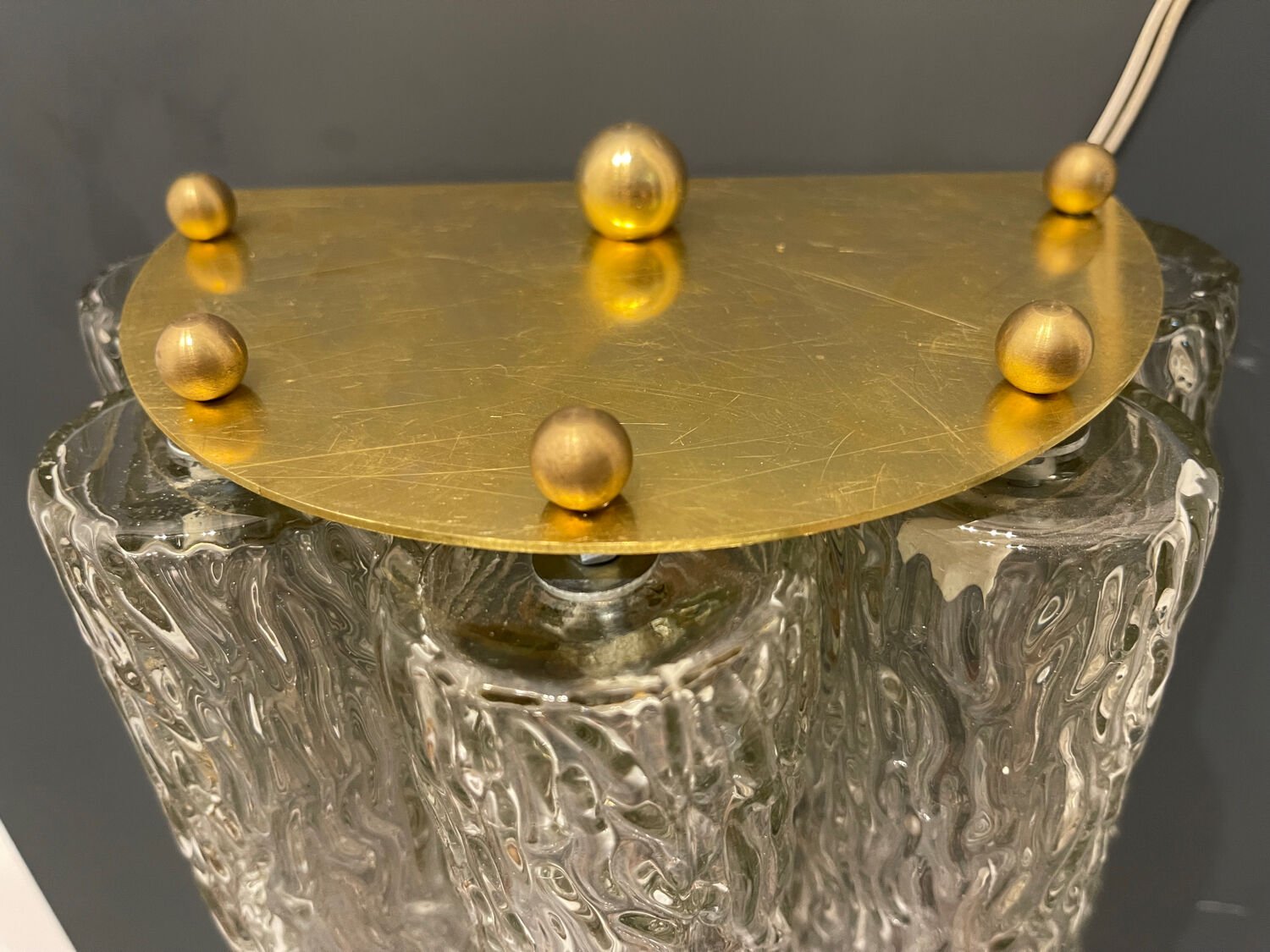 Murano Glass Tube Wall Sconces – Set of 2, Italy, 1980s