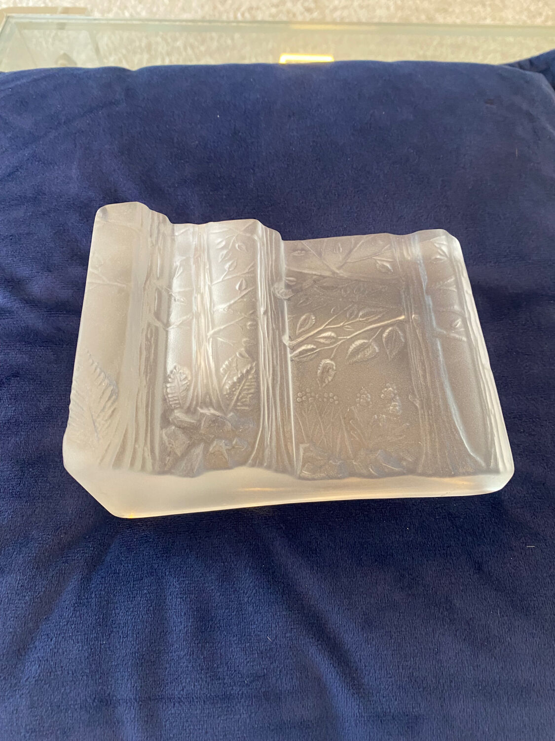 Vase Soliflore Vintage 80 frosted glass