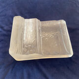Vase Soliflore Vintage 80 frosted glass