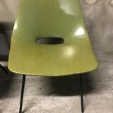 Chaise "Tonneau" Pierre Guariche, édition Steiner
