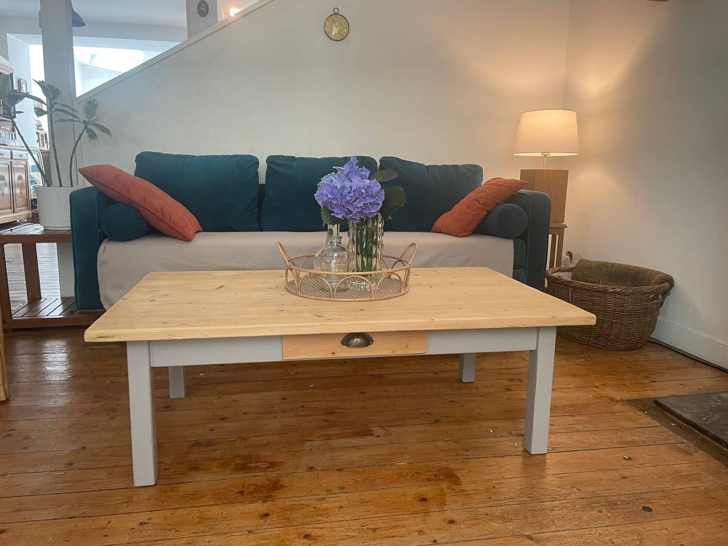 Wooden coffee table
