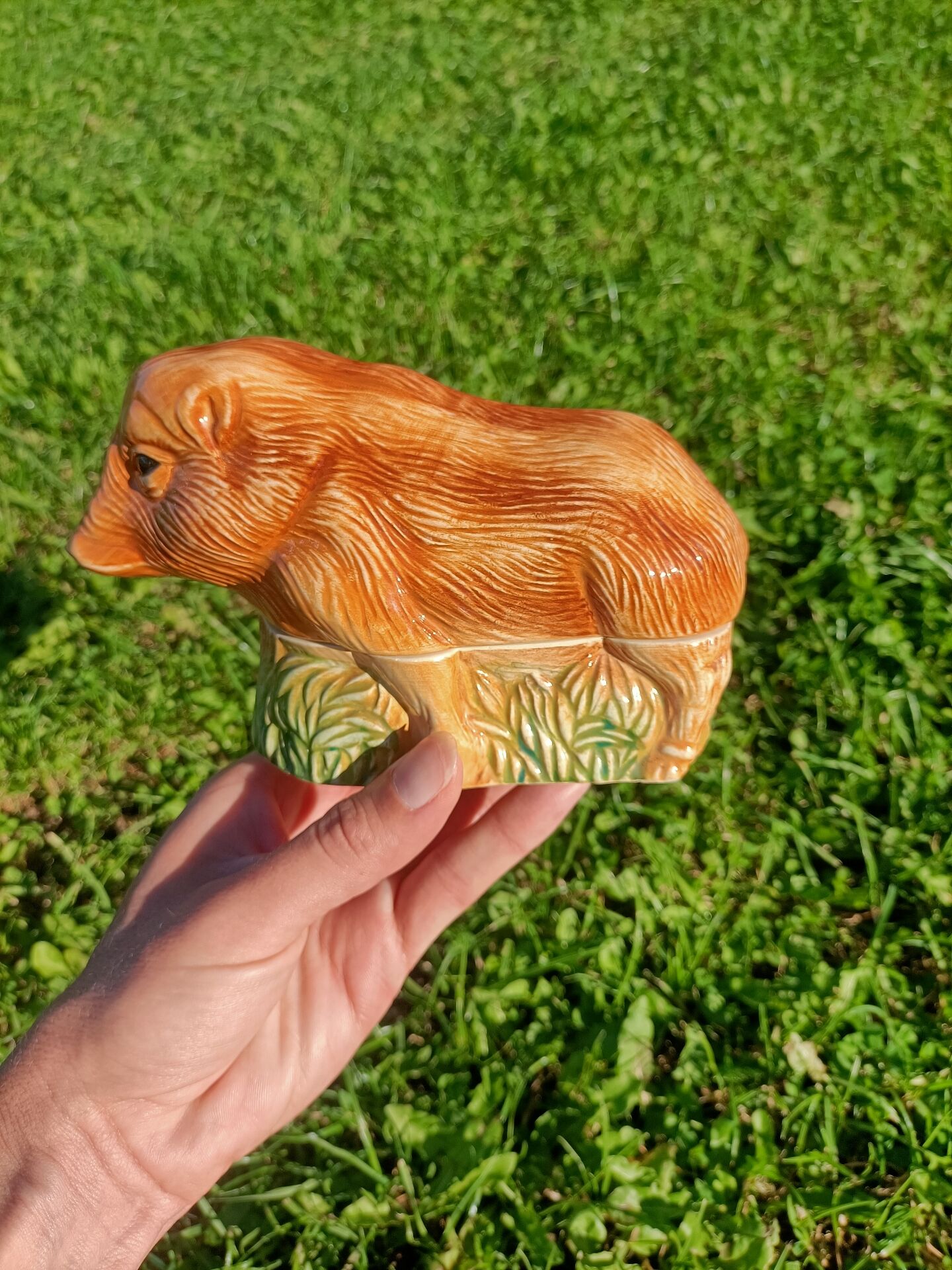 Zoomorphic terrine stamped Michel Caugant 💐