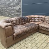 Prachtige De Sede Ds11, 7-delige set in bruin patchwork