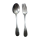 Covered with silver service