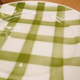 Lot 3 dessert plates Tablecloth