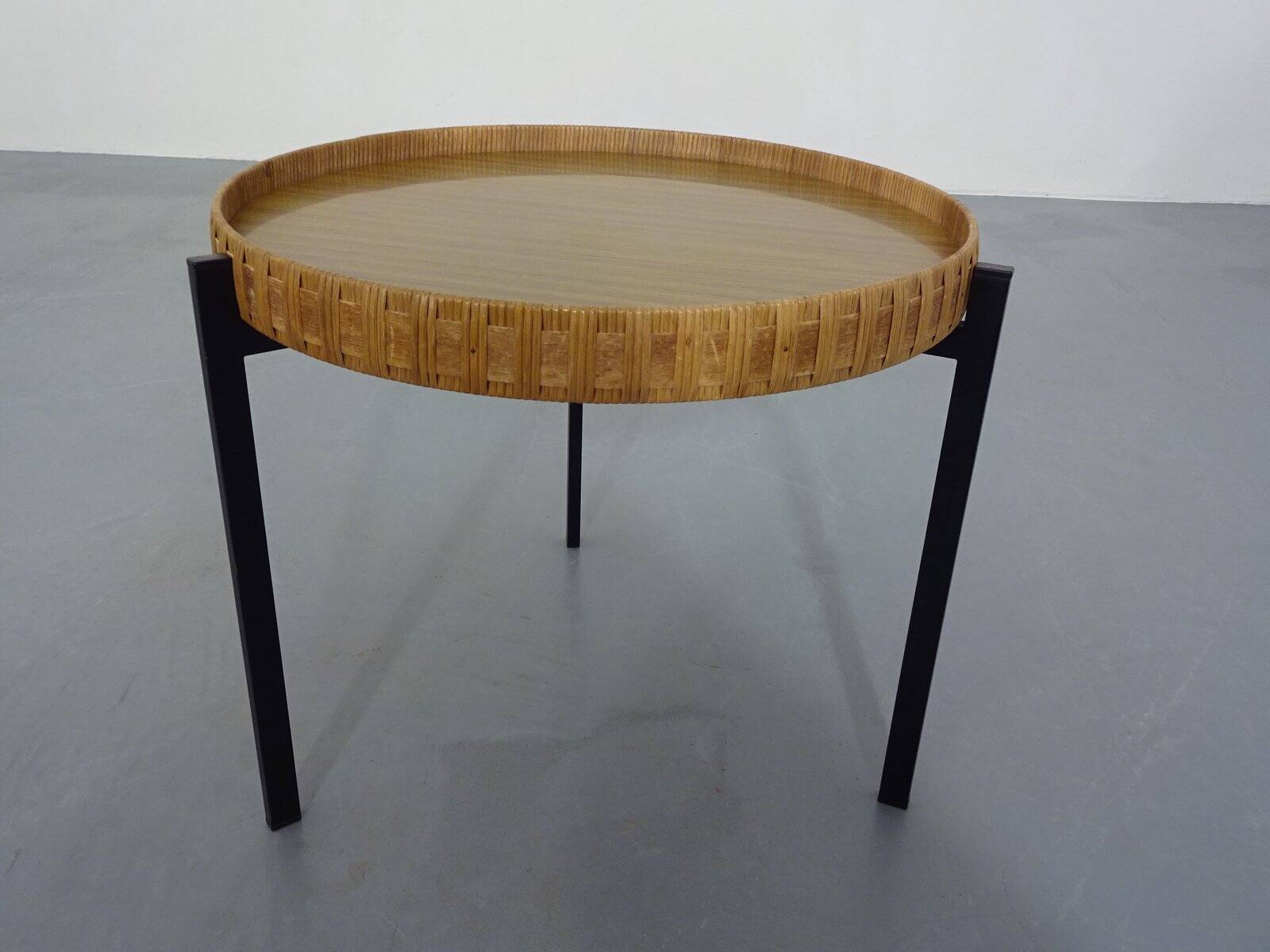 Steel side table with tray top, 1950s