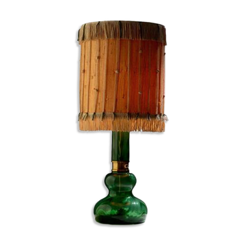 Lampe de table en verre, Karl Wiedmann, années 1930, Allemagne