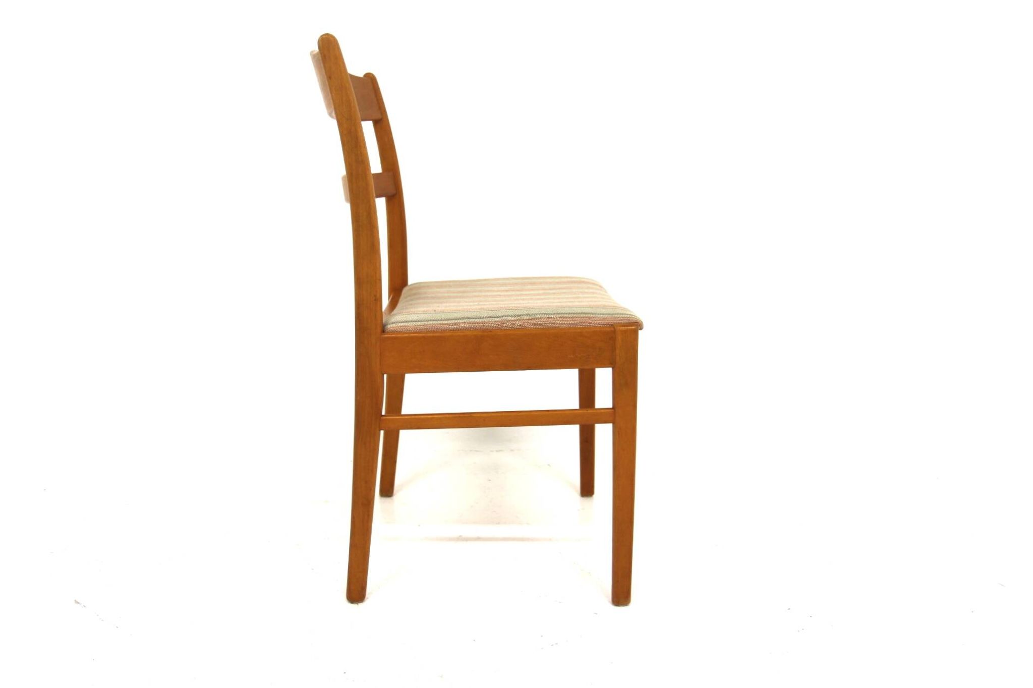 Set of 6 Scandinavian beech chairs, Sweden, 1950.
