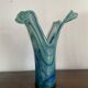 Vase vintage en verre de Murano bleu
