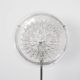 Lampadaire vintage italien "eye" en chrome, verre de Murano et marbre, 1970s