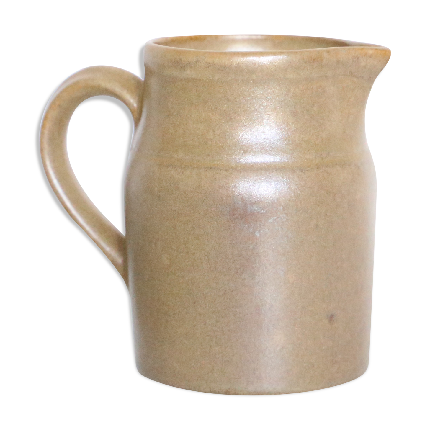 Cruche grès digoin, vernis mat, made in france, vintage