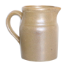 Digoin sandstone jug, matt varnish, made in France, vintage