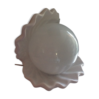 Lampe coquillage vintage années 70