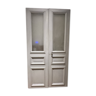 Glazed Hausmannian double door