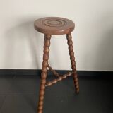 Vintage tripod high stool