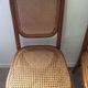 Series of 6 bistro chairs from the 50s patented SGDG