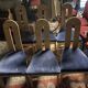 6 vintage brutality chairs