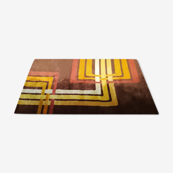 Space age rug in wool, Made in Italy 1970