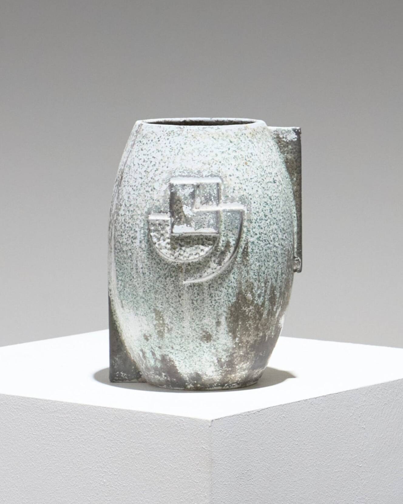 Art Deco Glazed Ceramic Vase, 1930s