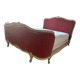 Lit double capitonné