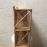 Wicker shelf