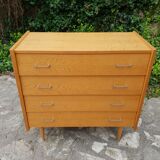 Commode en chêne clair 1960