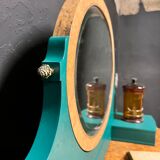Louis XVI style dressing table in elm magnifying glass