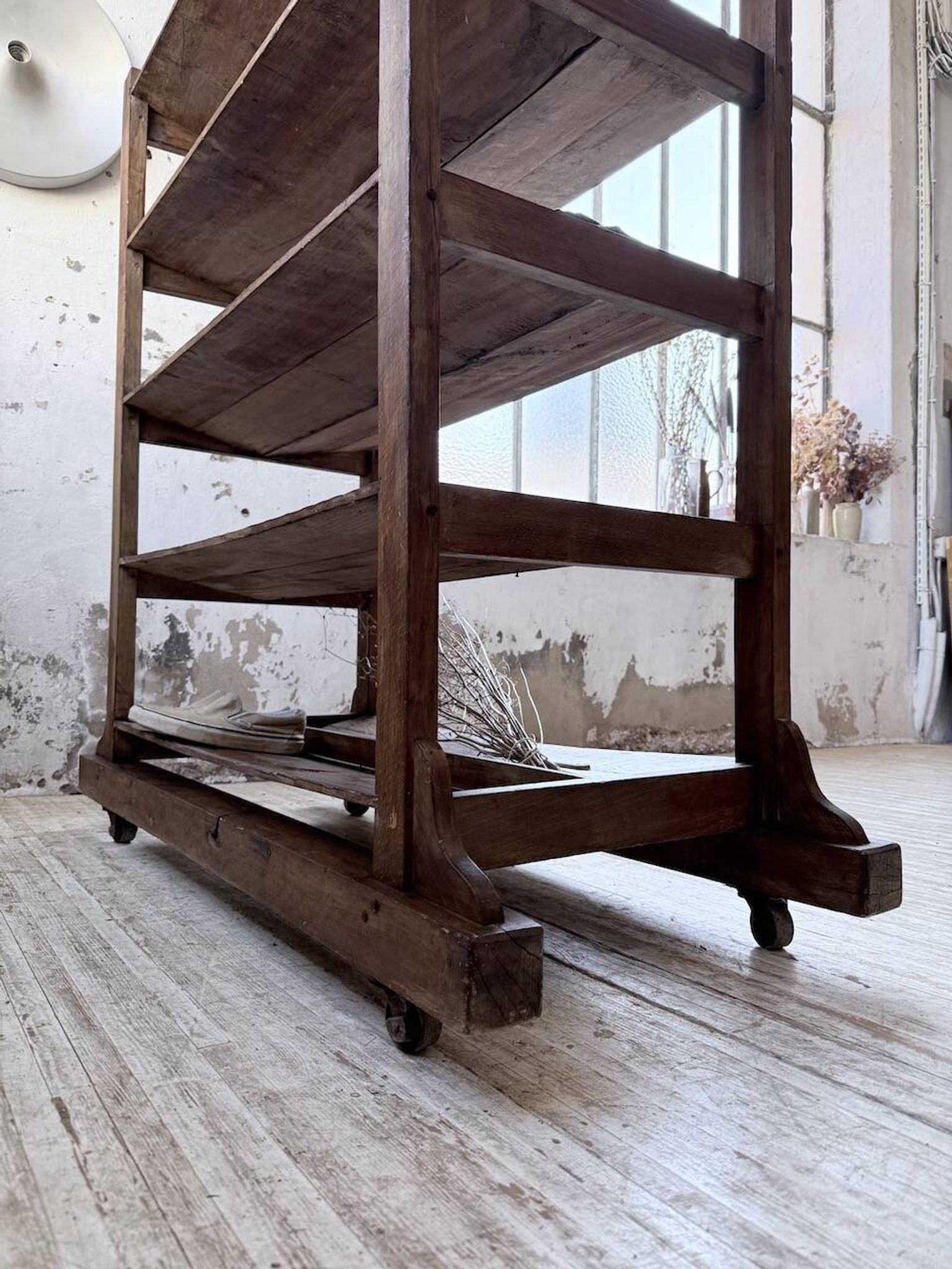 Old bakery shelf from the 1950s.