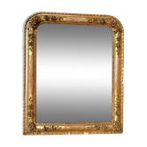 Louis Philippe mirror in wood and gilded stucco - 19th century