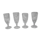 Old French bistro glasses
