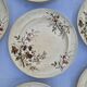 Set of 12 Terre De Fer Plates Manufacture Moore & Co Model Como