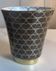 HAVILAND Limoges porcelain Gold & White Vase pot ONZE DE COEUR hand-decorated