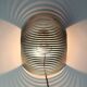 Vintage modernist stainless steel wall or table lamp