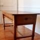 Table de ferme ancienne en bois de hêtre XIXème