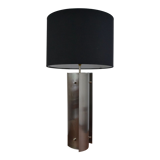 Vintage stainless steel lamp from the 60s 70s