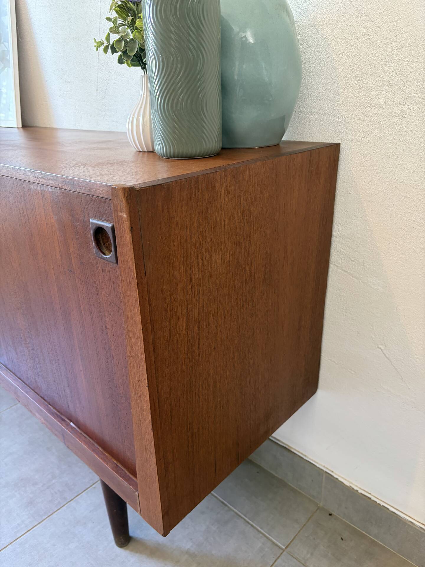 Vintage teak enfilade from the 1960s.