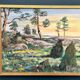 Original Mid 20th Century Painting – Rita Hansen (Oslo, 1924) – Framed