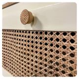 Vintage chest of drawers with 3 drawers and a flap