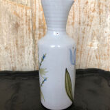Old pitcher roger capron de vallauris painted ceramic